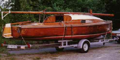 Holzboot 20er Jollenkreuzer R742